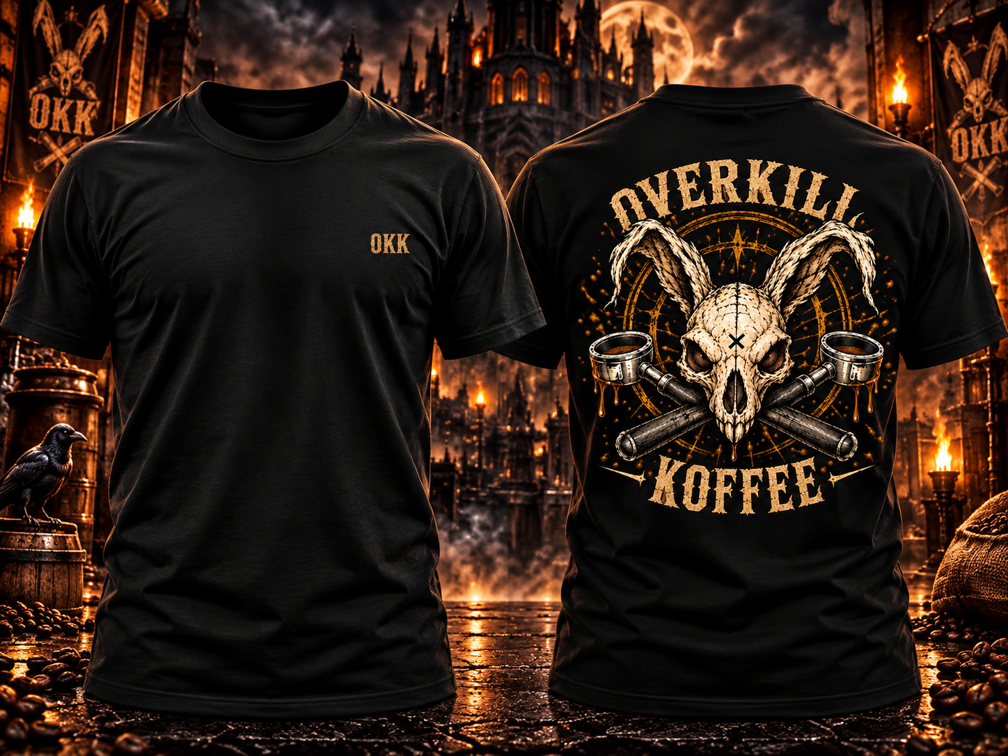 Rabbit Skull Tee — T-Shirts